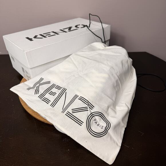Kenzo Tiger MOVE Lace Up White Low-Top Shoes Sneakers MENS Size 44 / US 10 main image 9